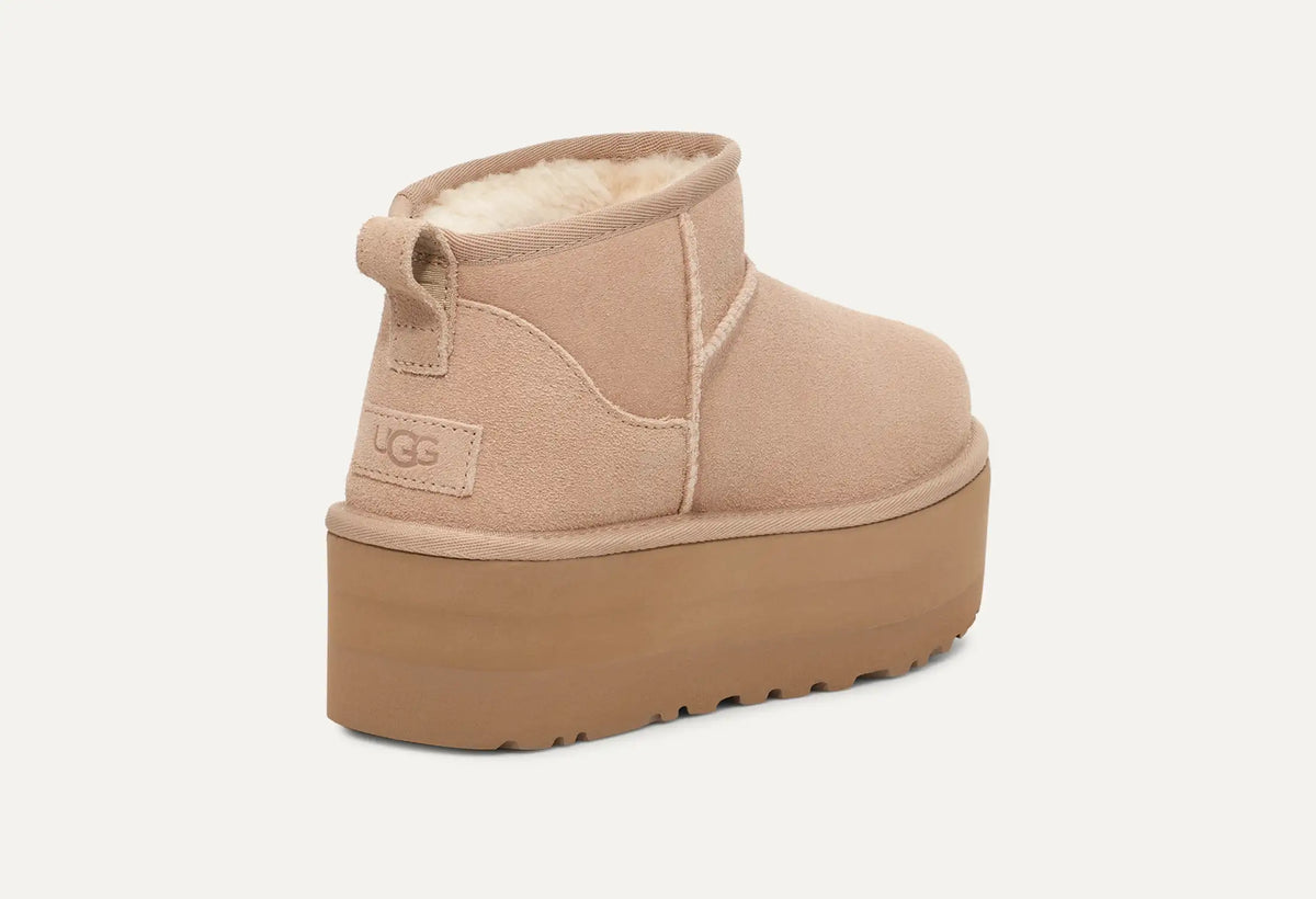 Ugg Women's Classic Ultra Mini Platform-Sand