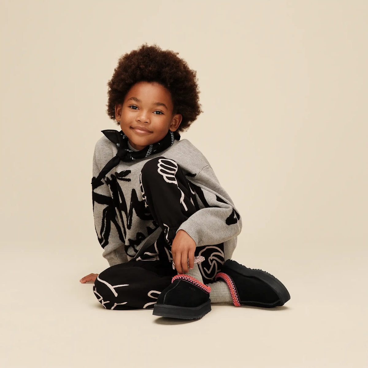 Ugg Kids' Tazz-Black / Multi