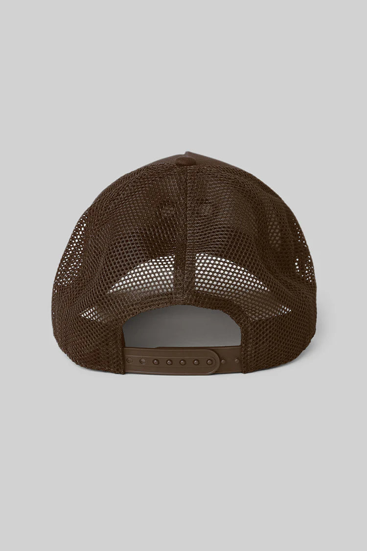 Alo Yoga District Trucker Hat Espresso