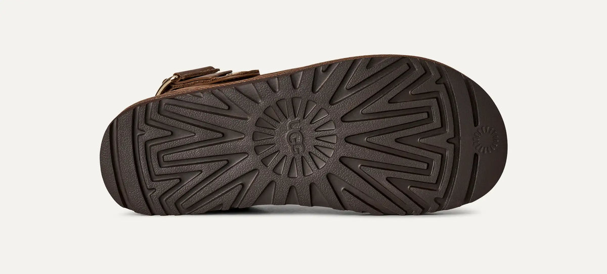 UGG Women's Goldenstar Villa Clog-Dark Chestnut