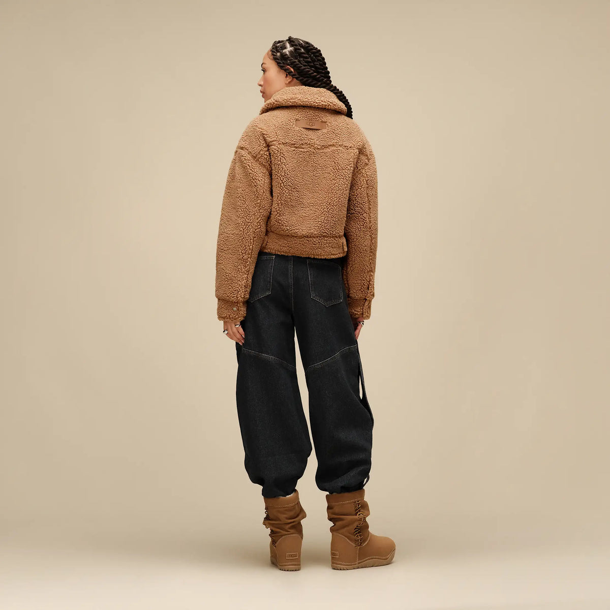 Ugg Women's Frankie Short Trucker Jacket-Chestnut