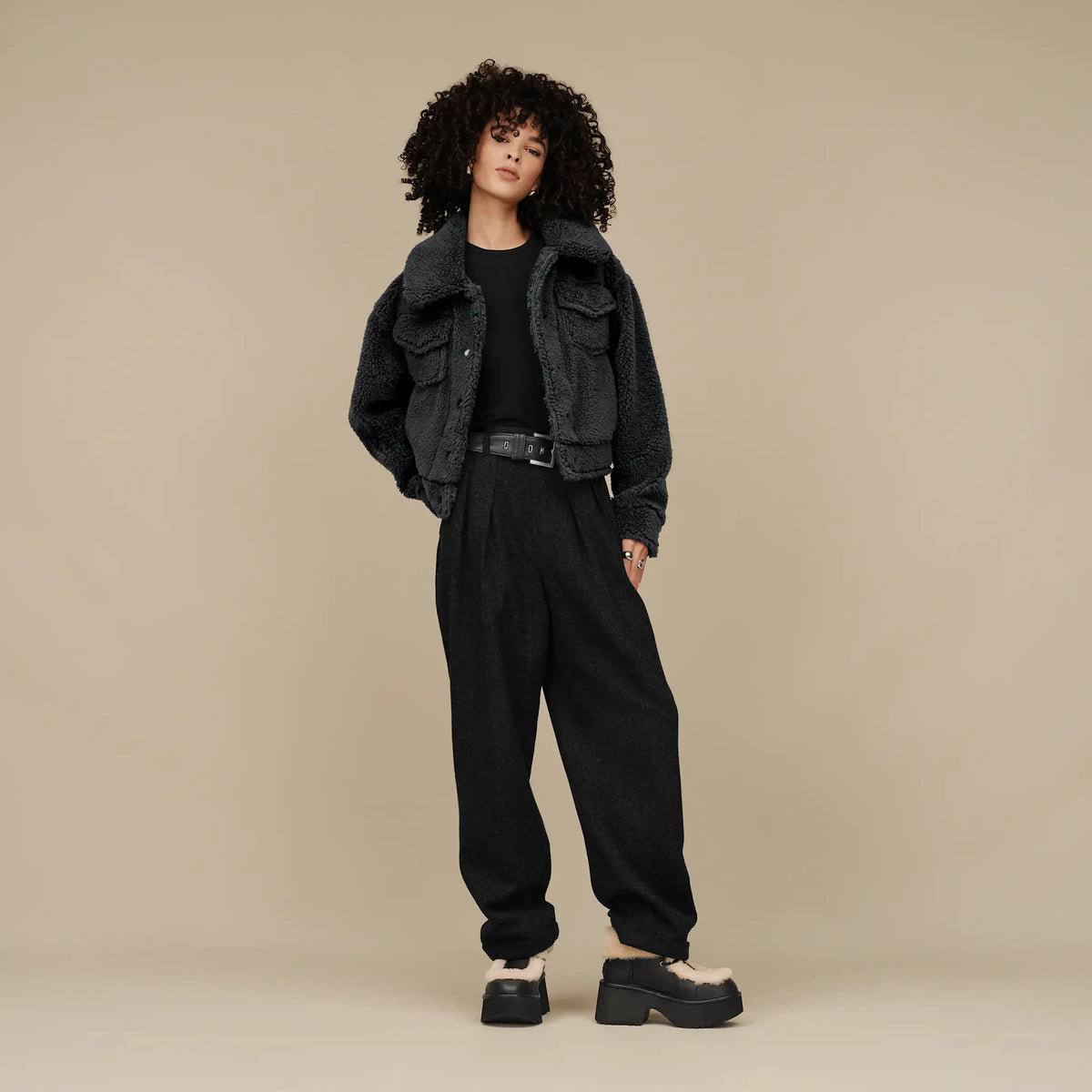 Ugg Women's Frankie Short Trucker Jacket- İnk