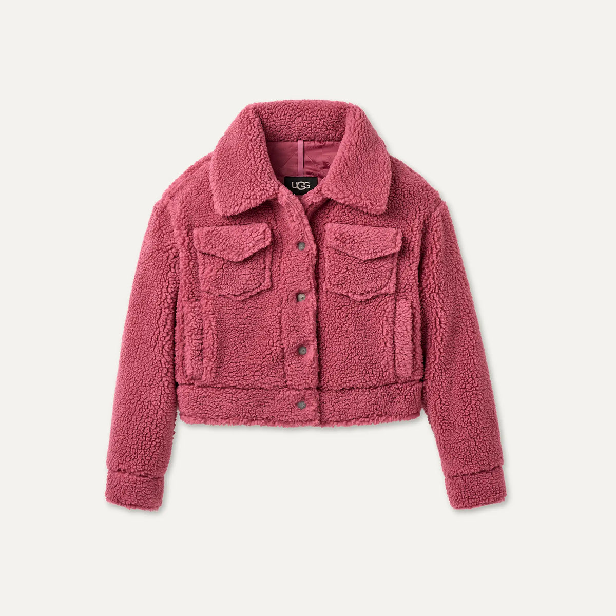 Ugg Women's Frankie Short Trucker Jacket-Strawberry