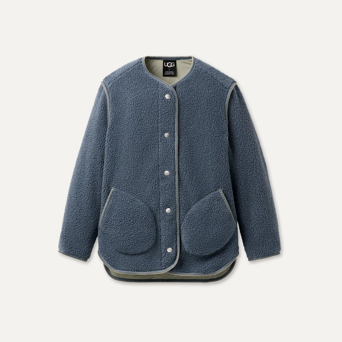 Ugg Women's Emmersyn UGGbraid Jacket-Tahoe blue