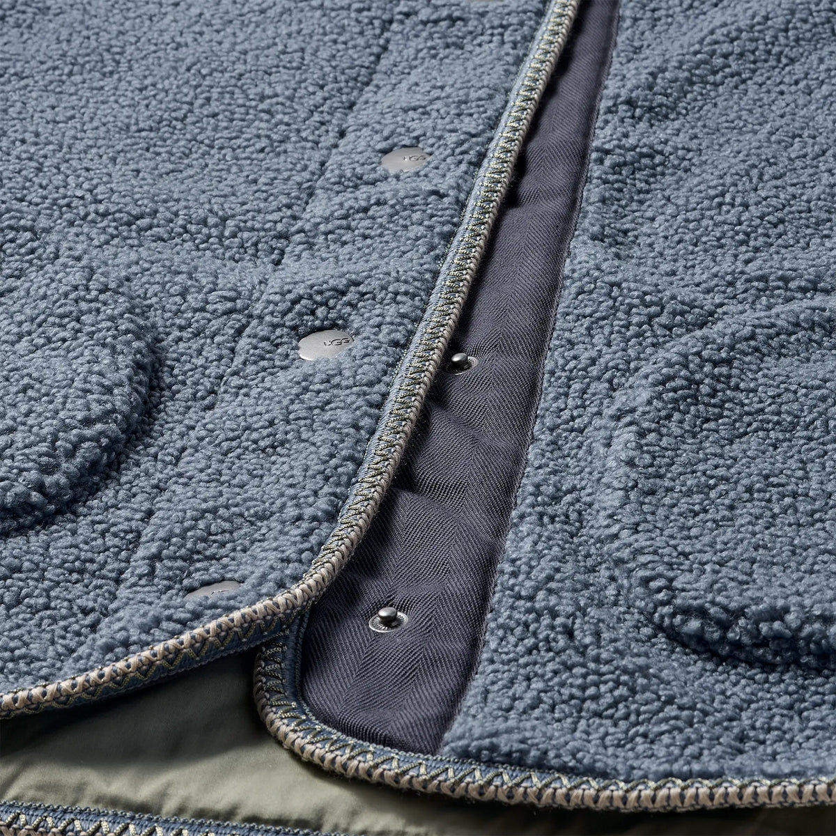 Ugg Women's Emmersyn UGGbraid Jacket-Tahoe blue