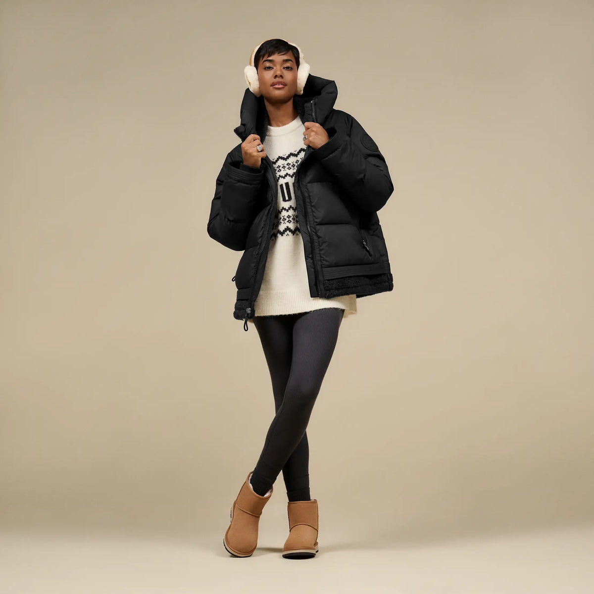 Ugg Women's MetroPeak Down Puffer Jacket- Black