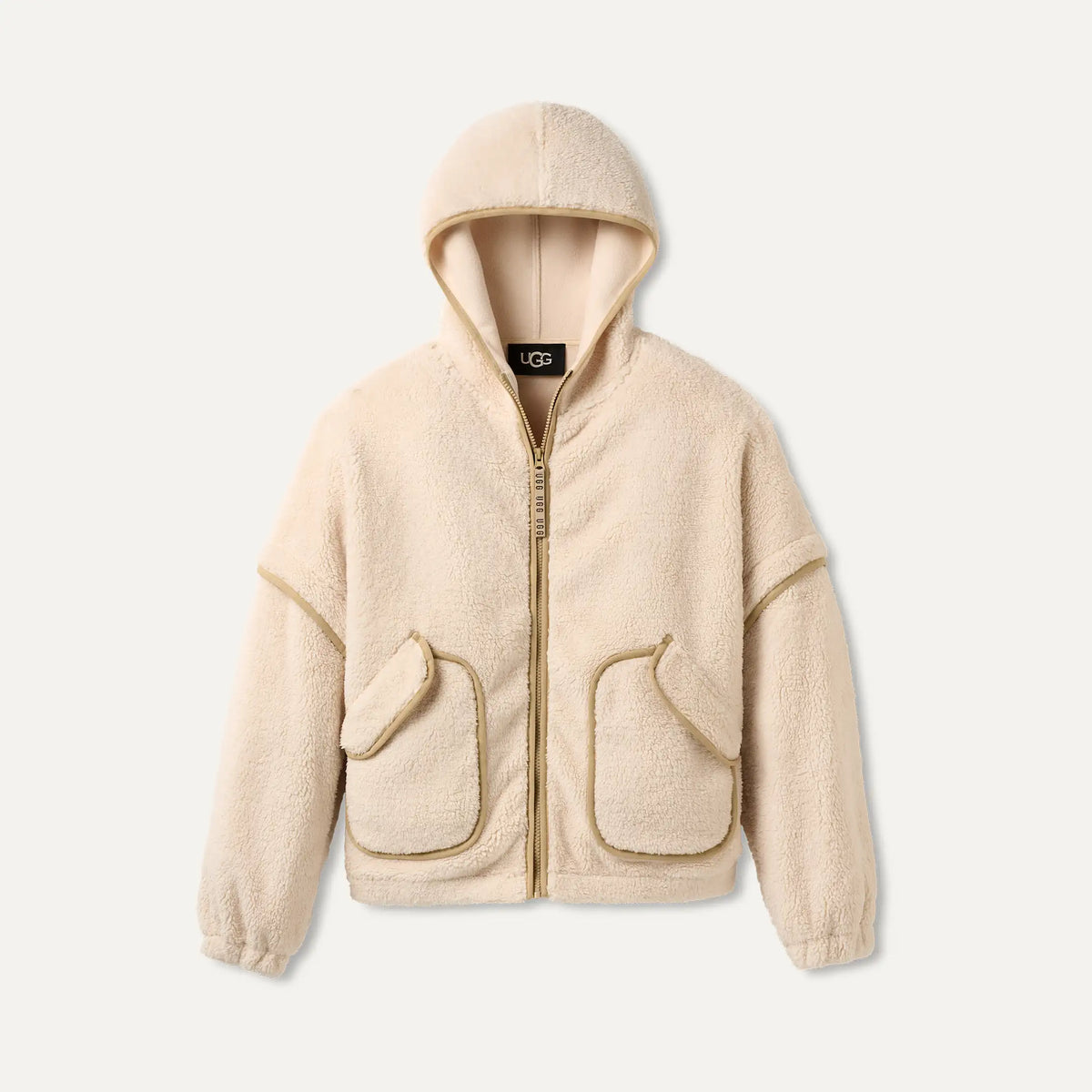 Ugg Women's Mariella UGGfluff Zip Hoodie-Cream