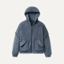 Ugg Women's Mariella UGGfluff Zip Hoodie-Tahoe Blue