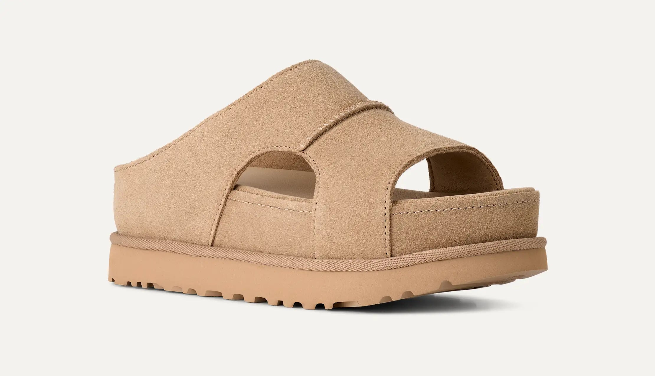 Ugg Women's Goldenstar Hi Cutout Slide- Sand