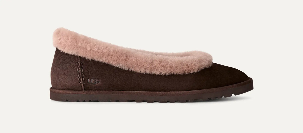 Ugg Women's Zora Ballet Flat-Dusted Cocoa