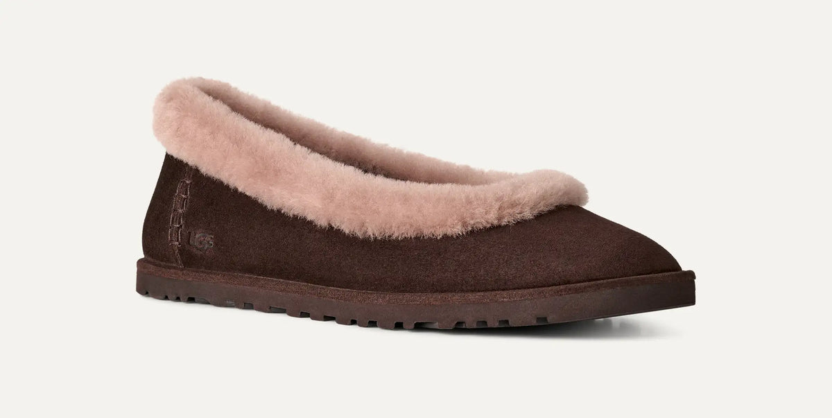 Ugg Women's Zora Ballet Flat-Dusted Cocoa