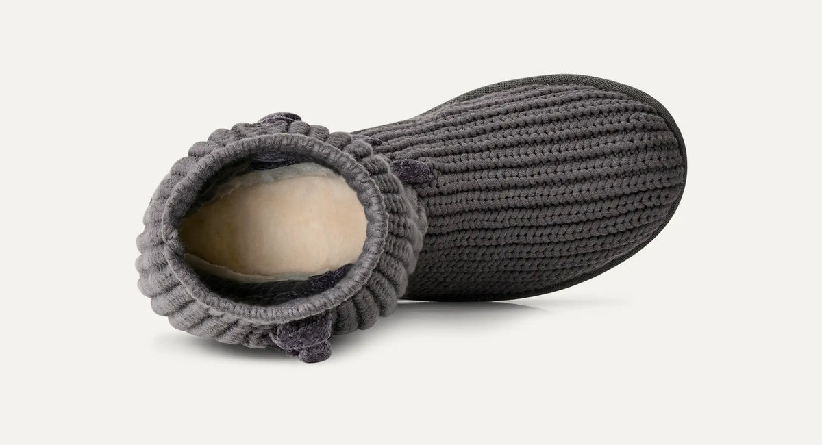 UGG Women's Classic Tall Whipstitch Knit-Charcoal