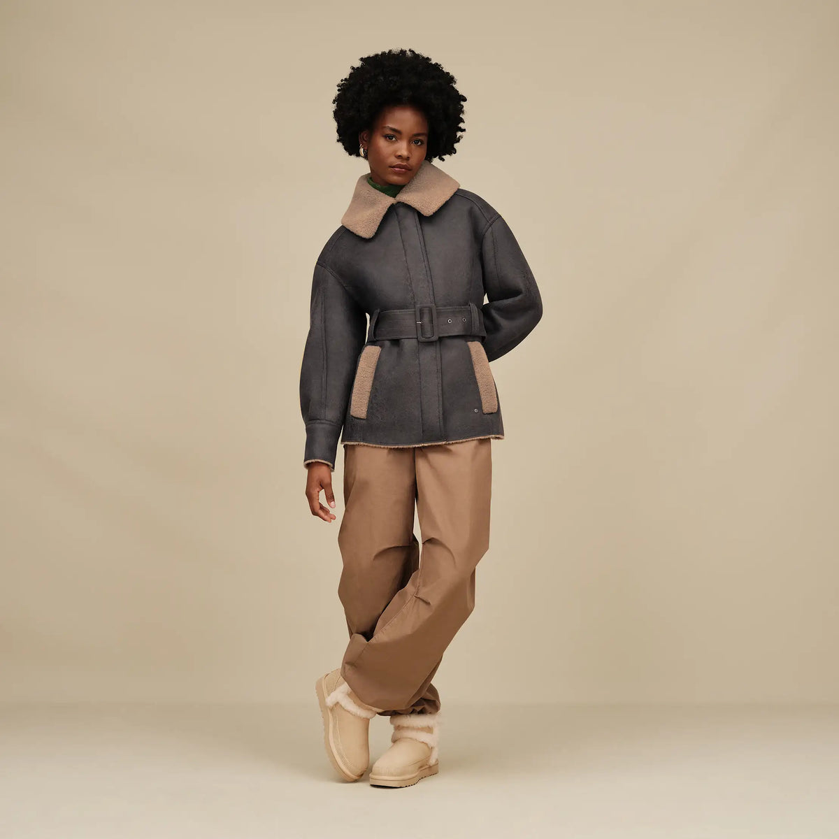 Ugg Women's Classic Mini Heritage- Sand Castle