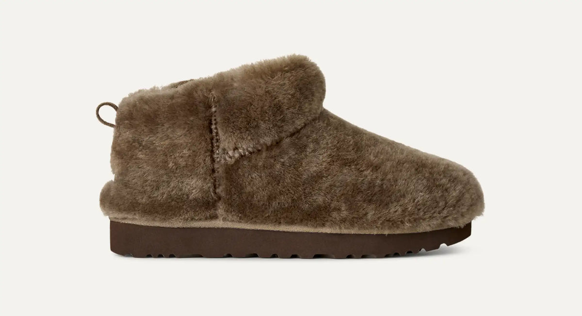 Ugg Women's Classic Ultra Mini Fluffed-light bronze
