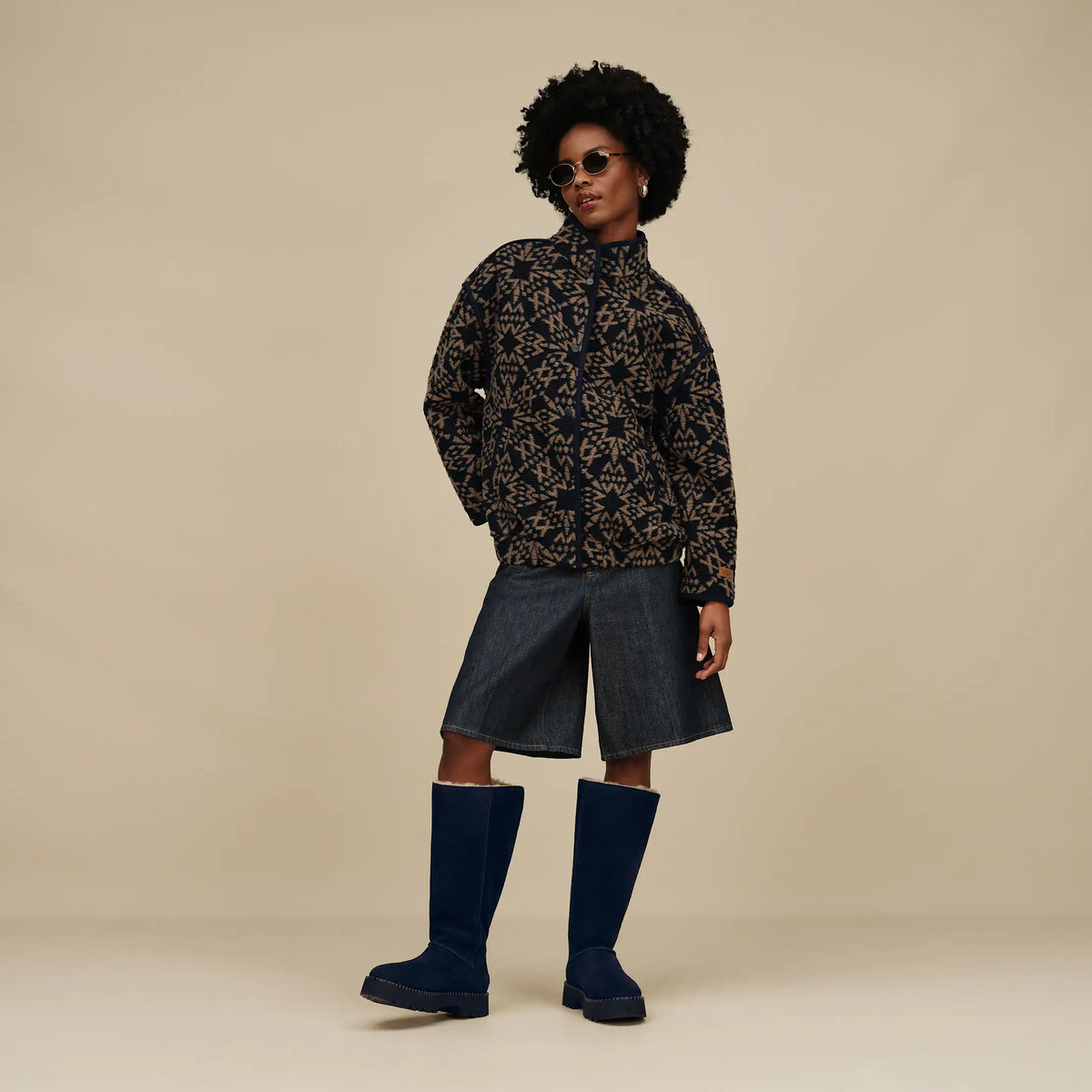 Ugg Women's Brigh Snap Jacket-Mariner