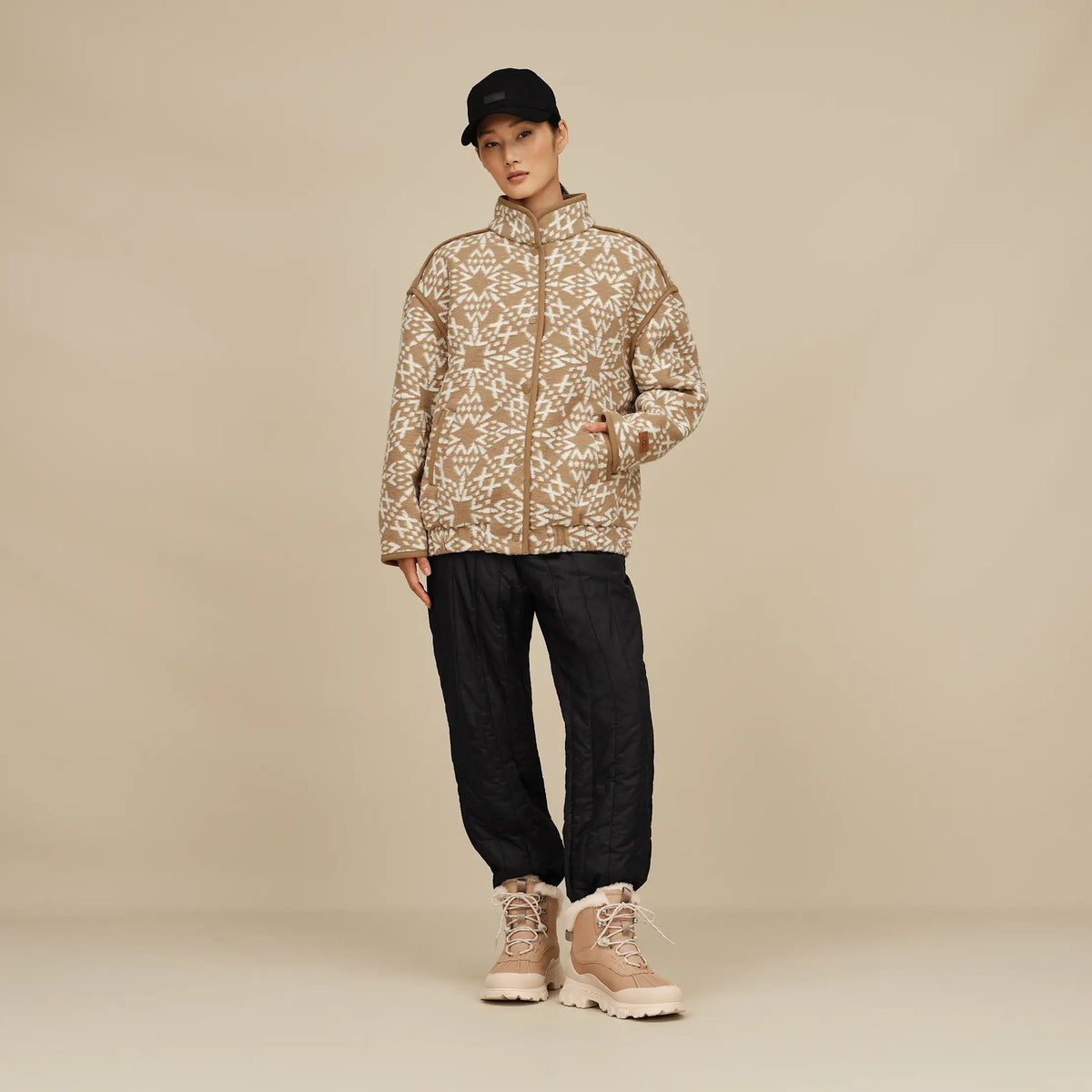 Ugg Women's Brigh Snap Jacket- Sand