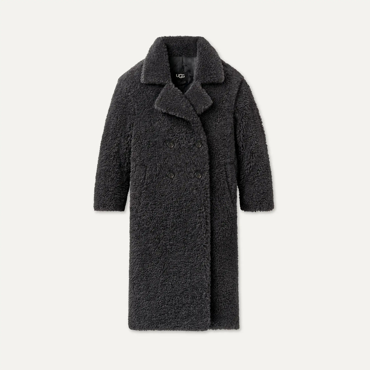 Ugg Women's Gertrude Long Teddy Coat II-ink