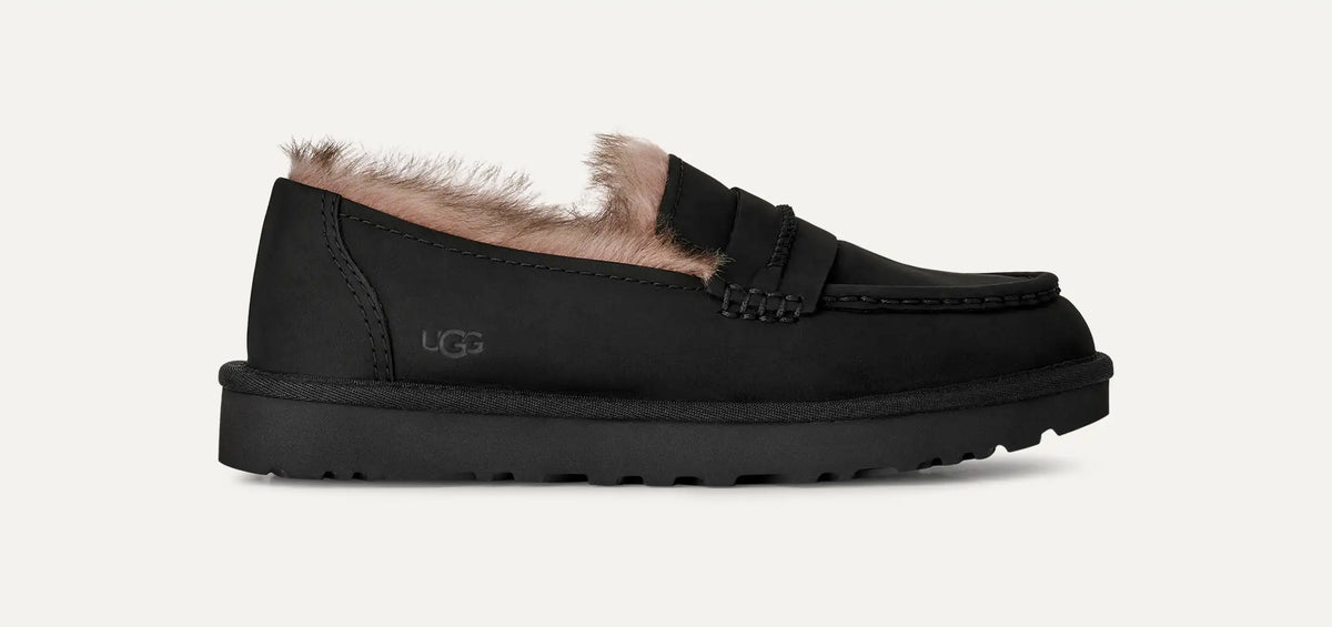 Ugg Women's Ellis Nubuck Loafer-  Black