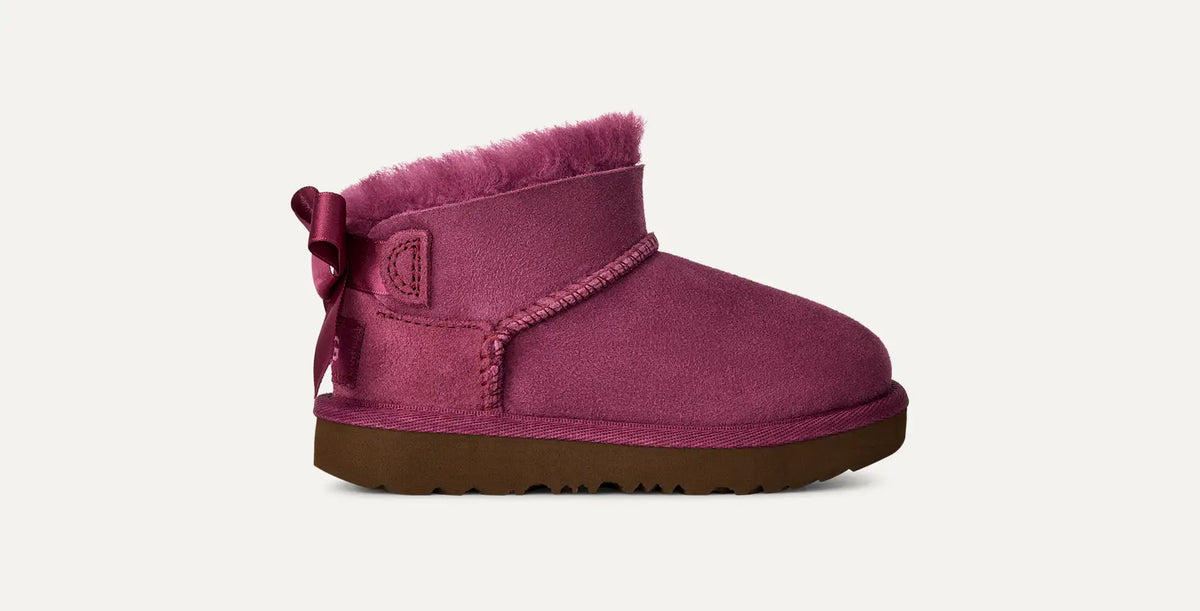 Ugg Kids Toddlers' Ultra Mini Bailey Bow  -  dark winterberry