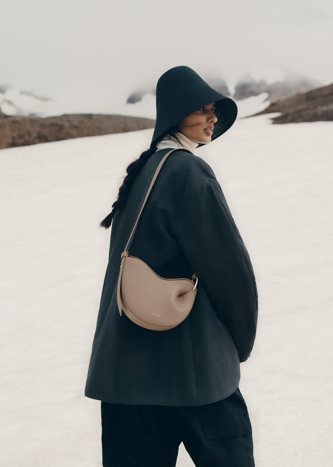 Polene Tonca Edition Textured Taupe