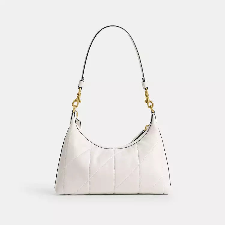 Coach Juliet Shoulder Bag 25 With Quilting -Brass/Chalk - Hemen Teslimde