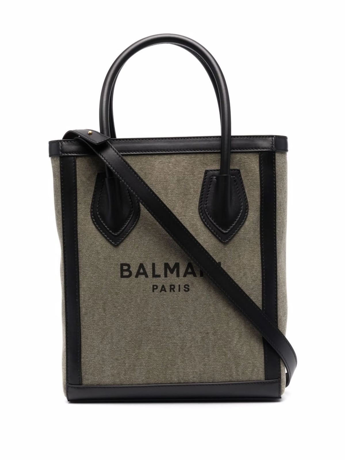 Balmain Women's Tote Bag with Logo Green