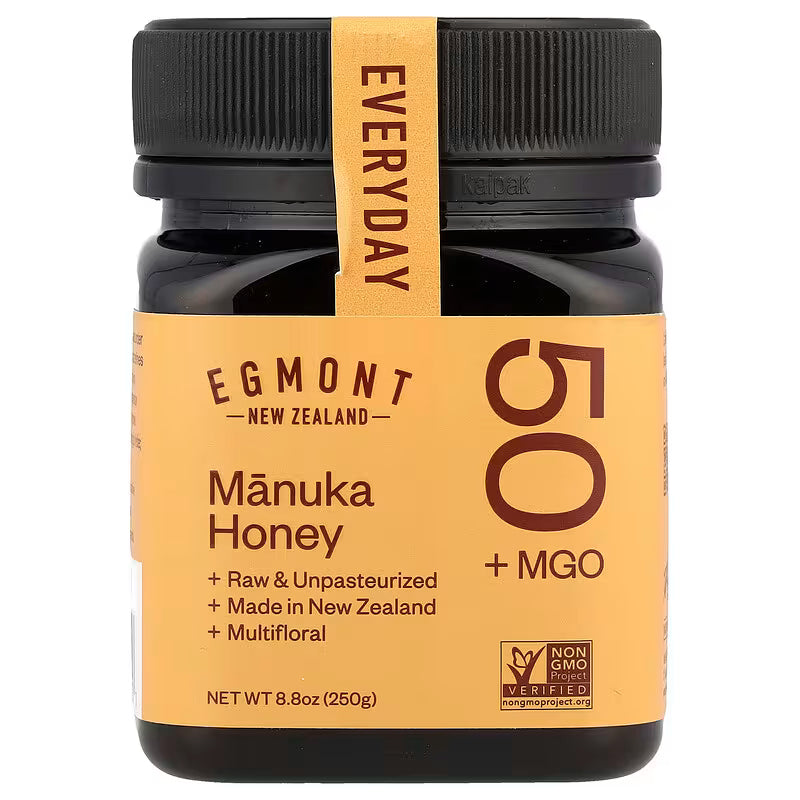 Egmont Honey, Manuka Honey, Raw & Unpasteurized, MGO 50+ , 8.8 oz (250 g)