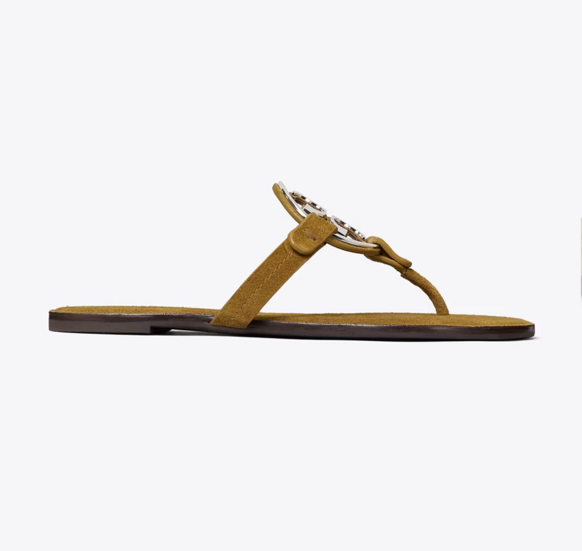 TORY BURCH METAL MILLER  - olive twig / silver