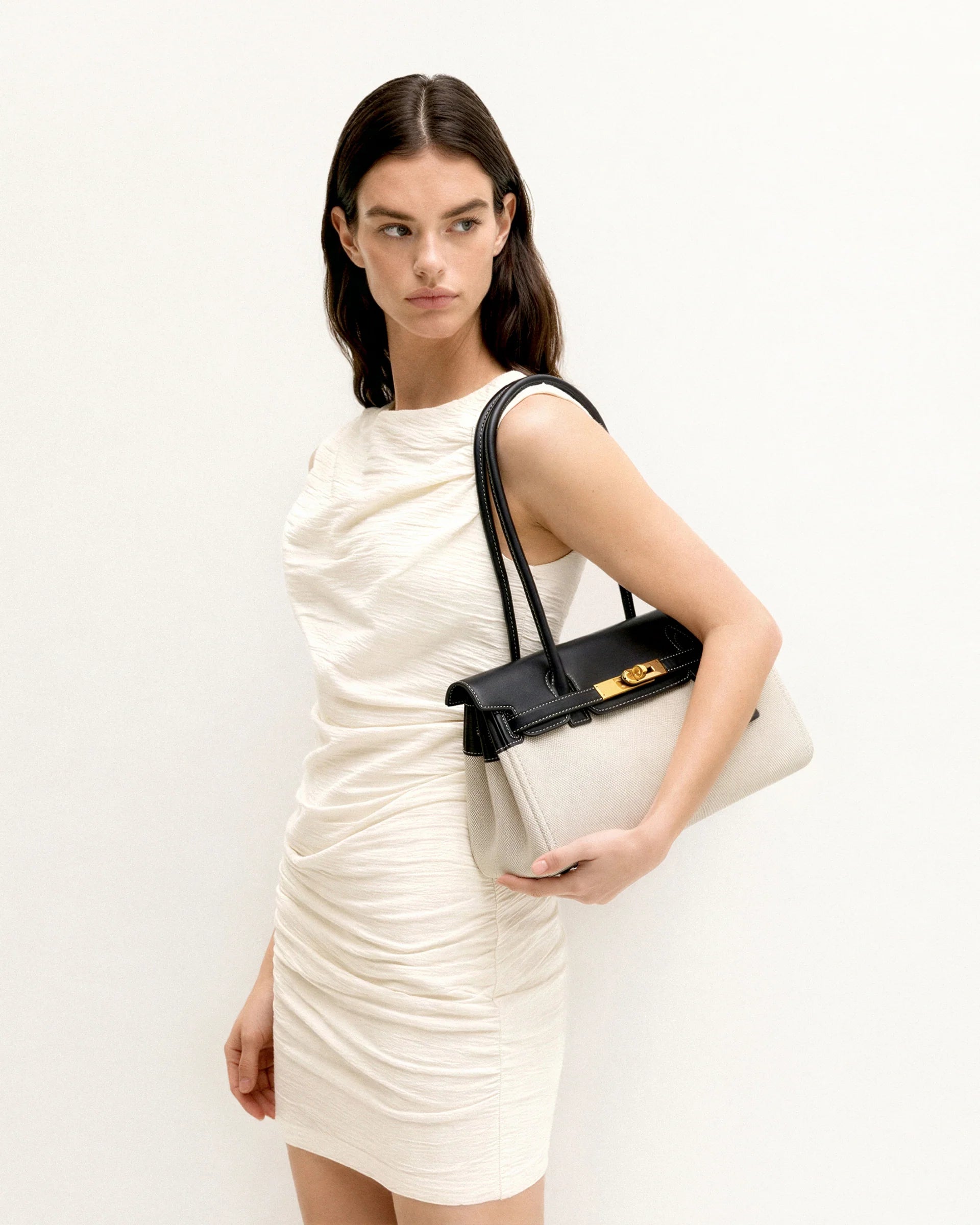 JW PEI Yara Shoulder Bag - Black Canvas
