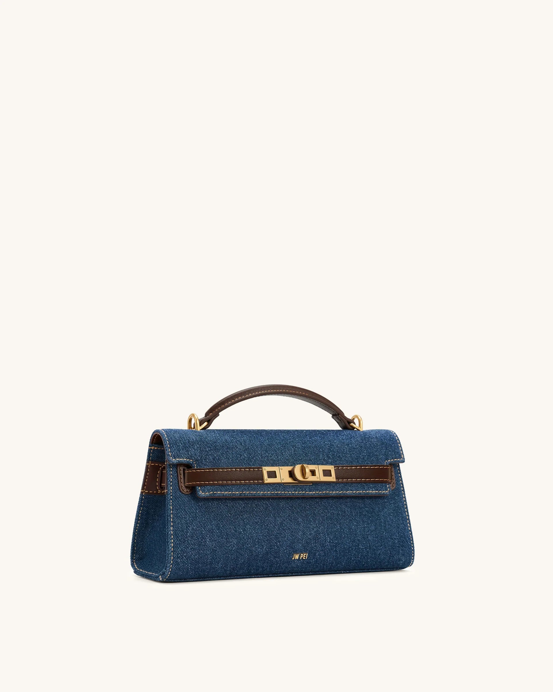 JW PEI Noor Top Handle Bag - Blue Denim