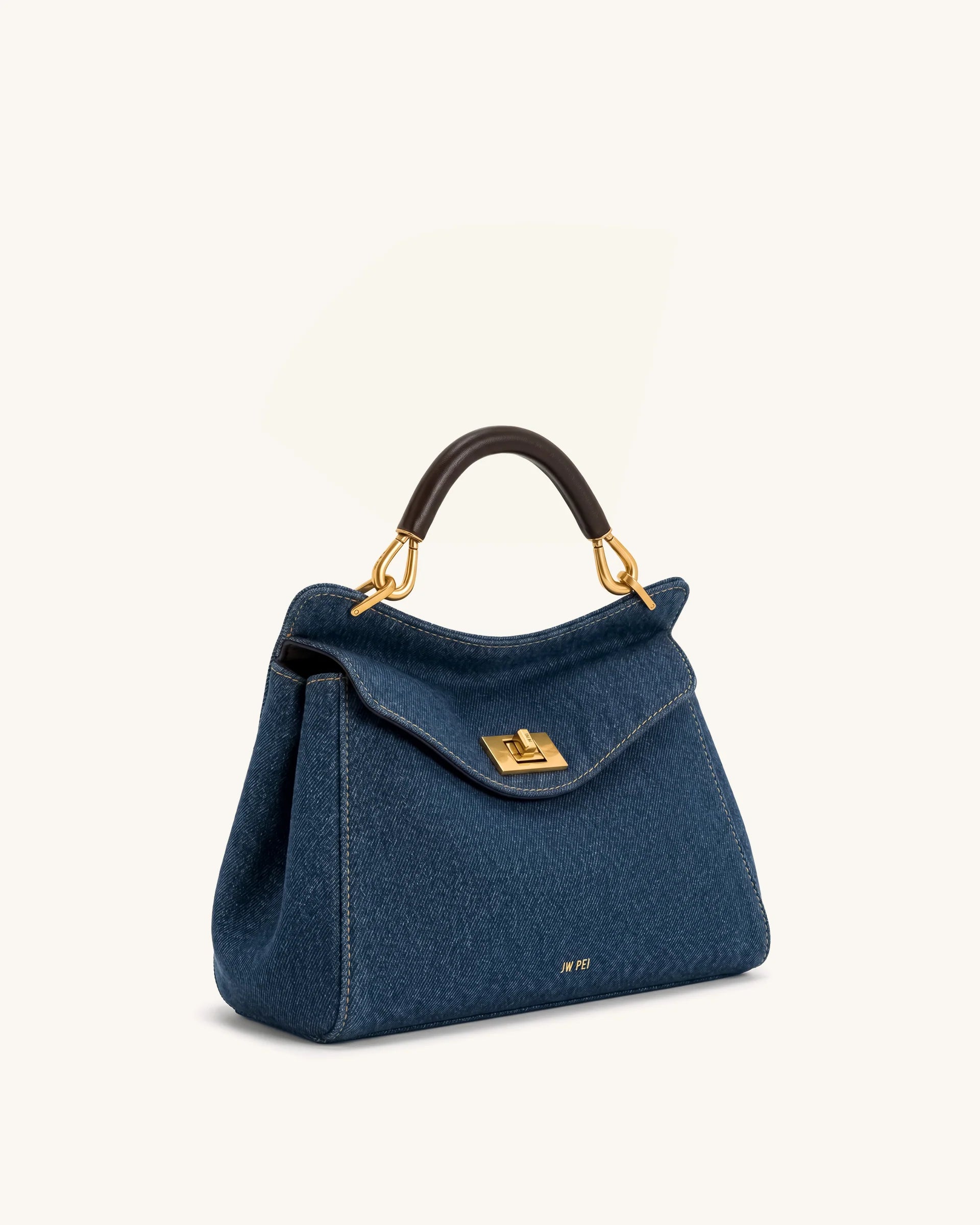 JW PEI Lucia Classic Handbag - Blue Denim