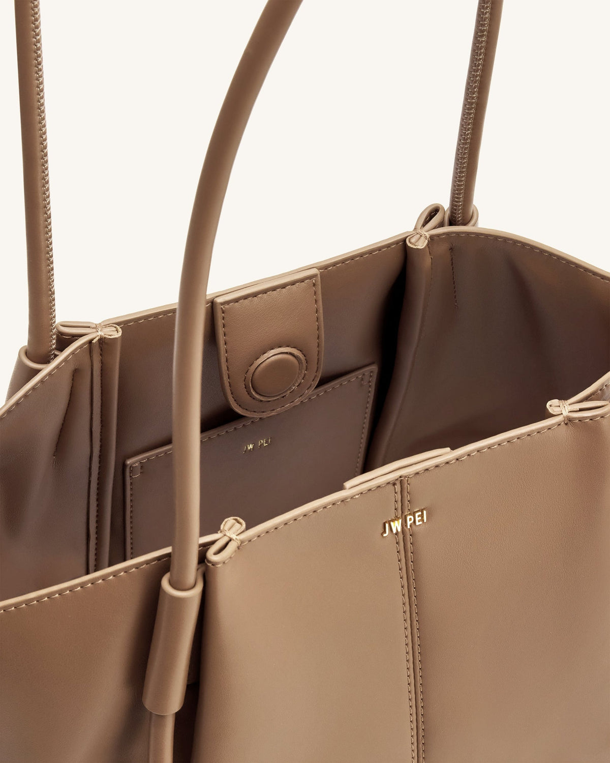 JW PEI Nala Wide Tote Bag - Clay Brown