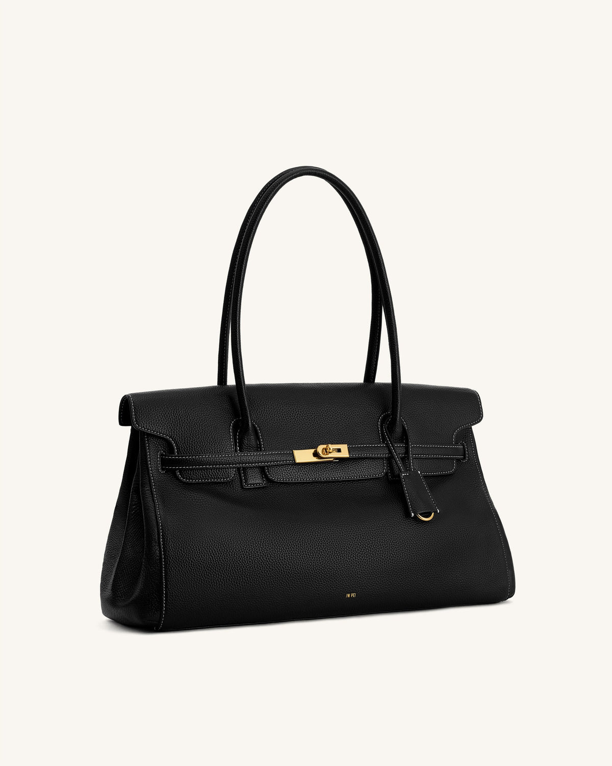 JW PEI Yara Large Shoulder Bag - Black