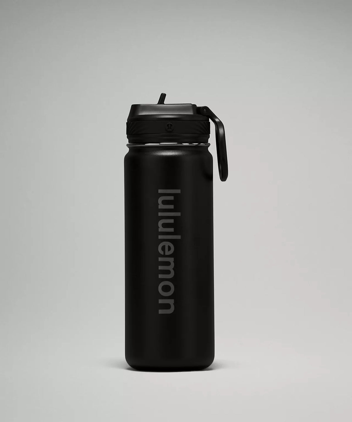 Lululemon Back to Life Sport Bottle 18oz Straw Lid  -  Black