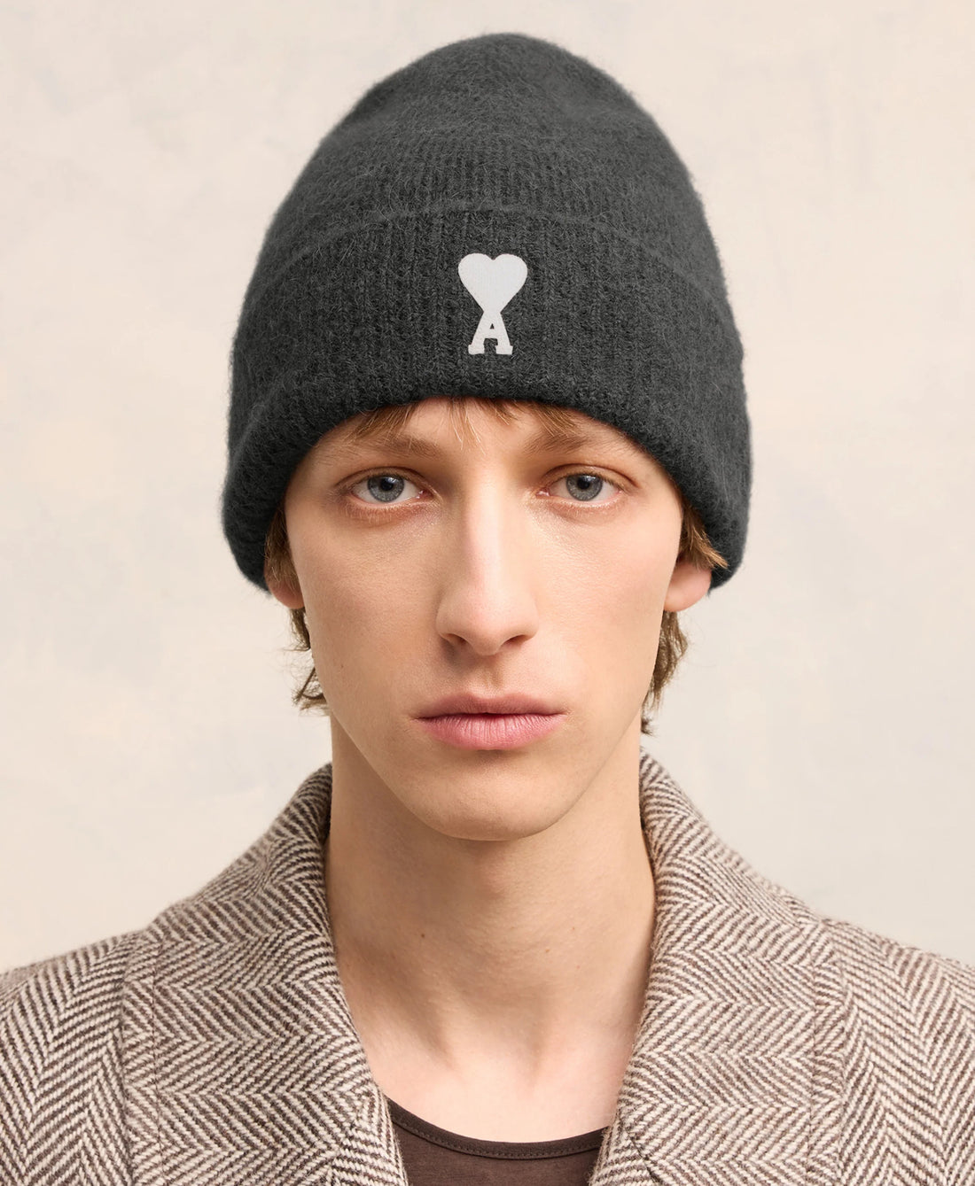 Ami De Coeur Beanie Dark Grey