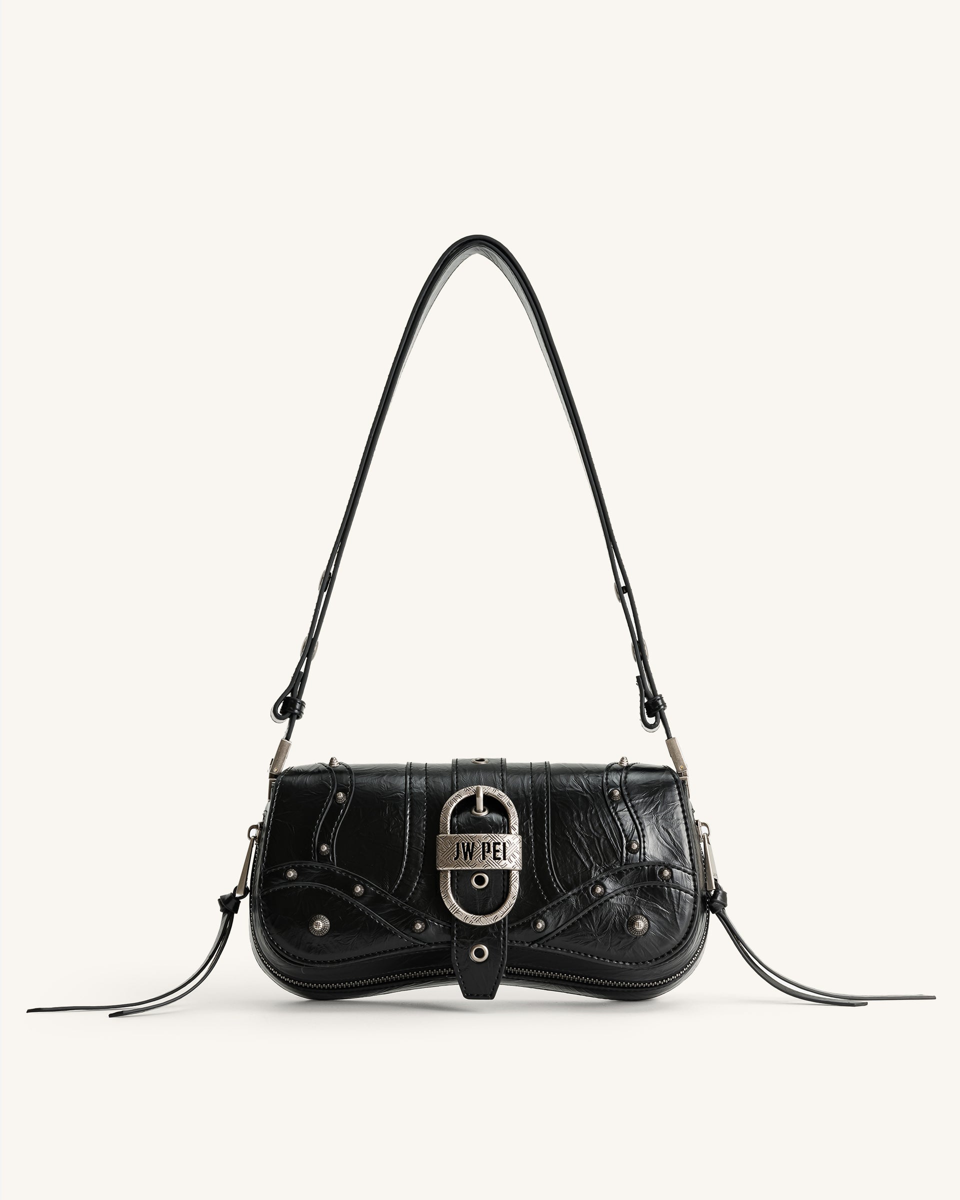 JW PEI Joy Crushed Shoulder Bag - Black – Kanadadan Kapına