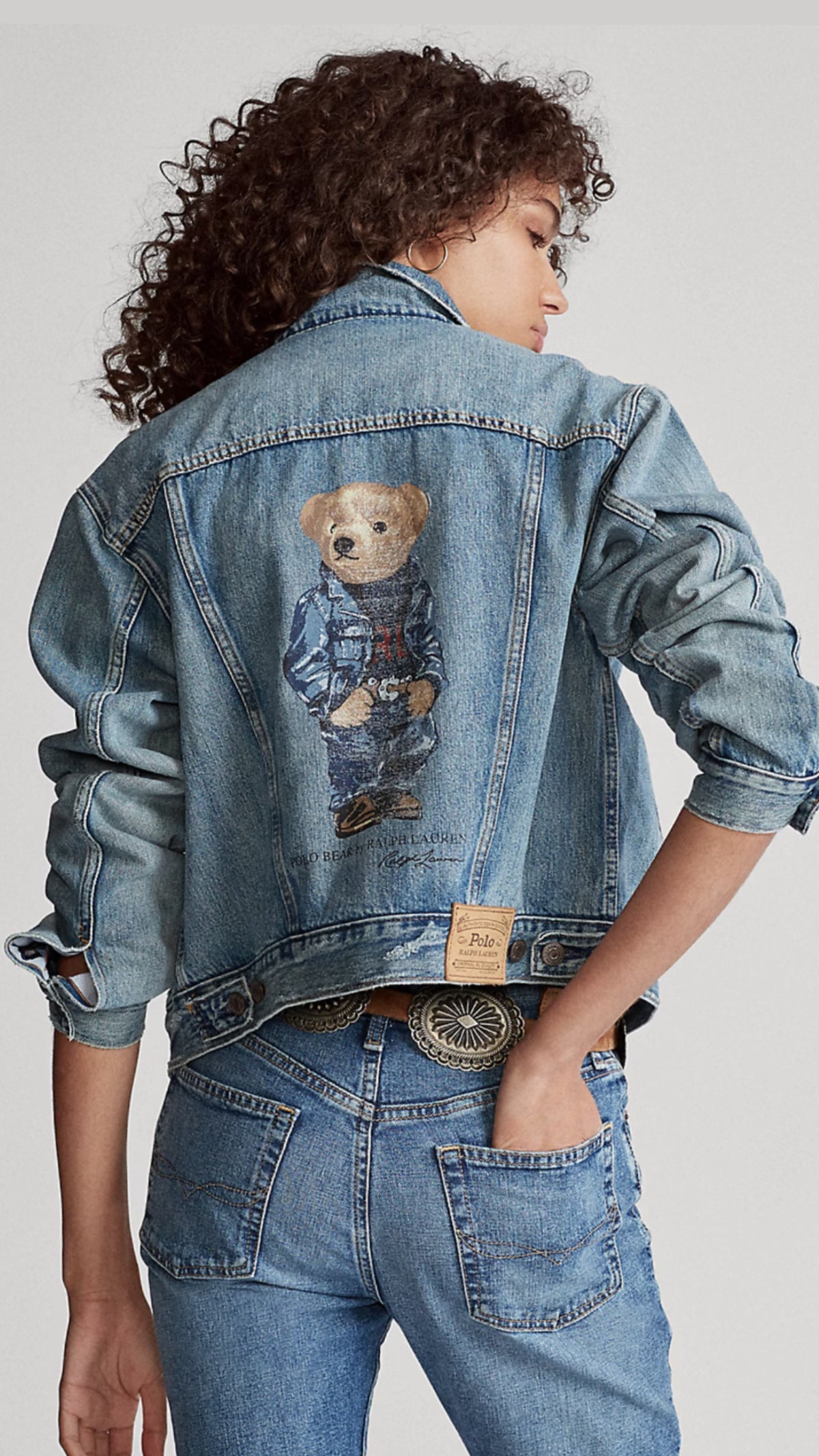 Ralph Lauren Denim Bear Trucker Jacket