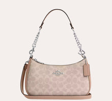 Coach Teri Shoulder Bag In Signature - Silver Sand Taupe