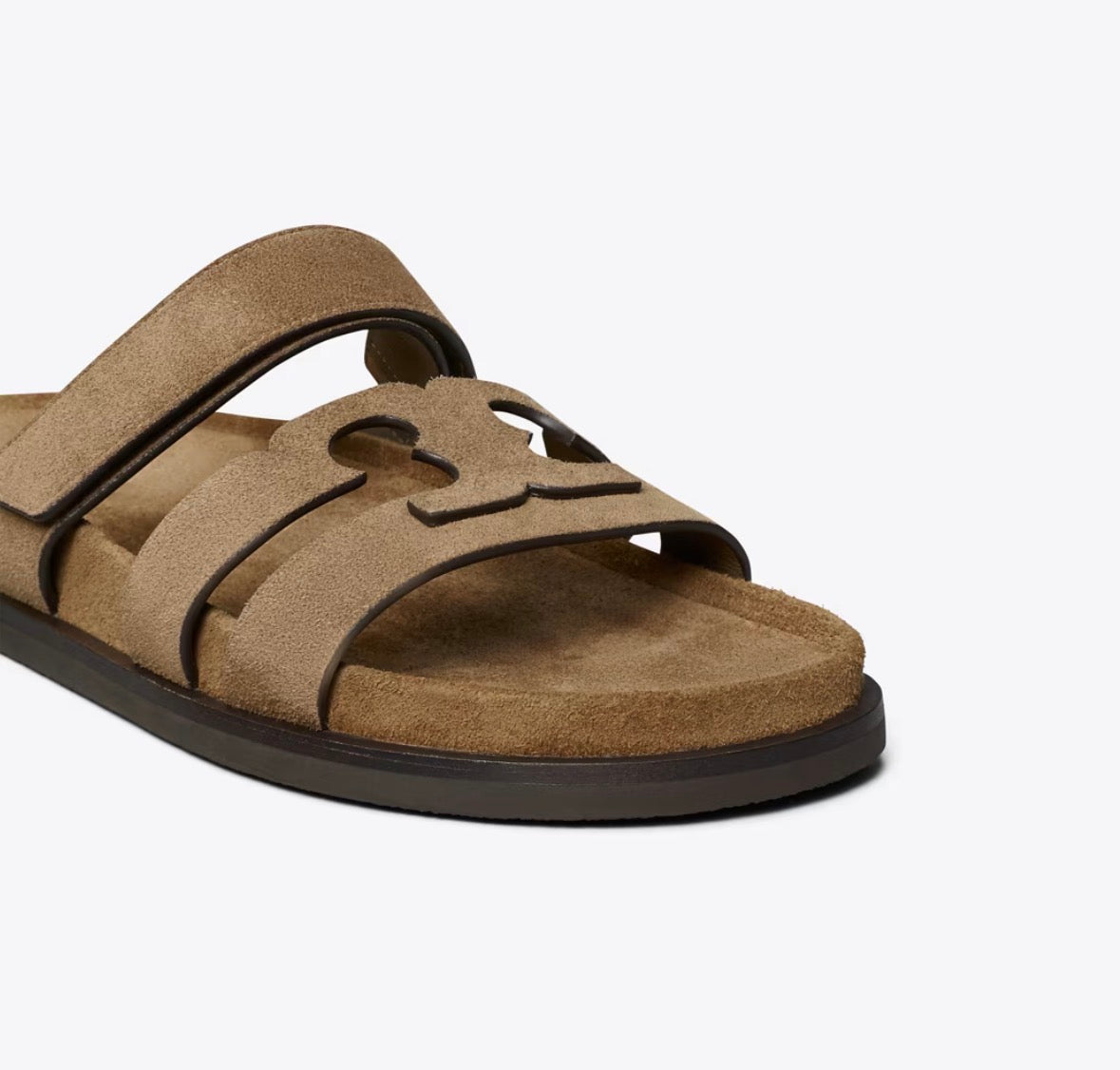 TORY BURCH INES SPORT SLIDE  - river rock