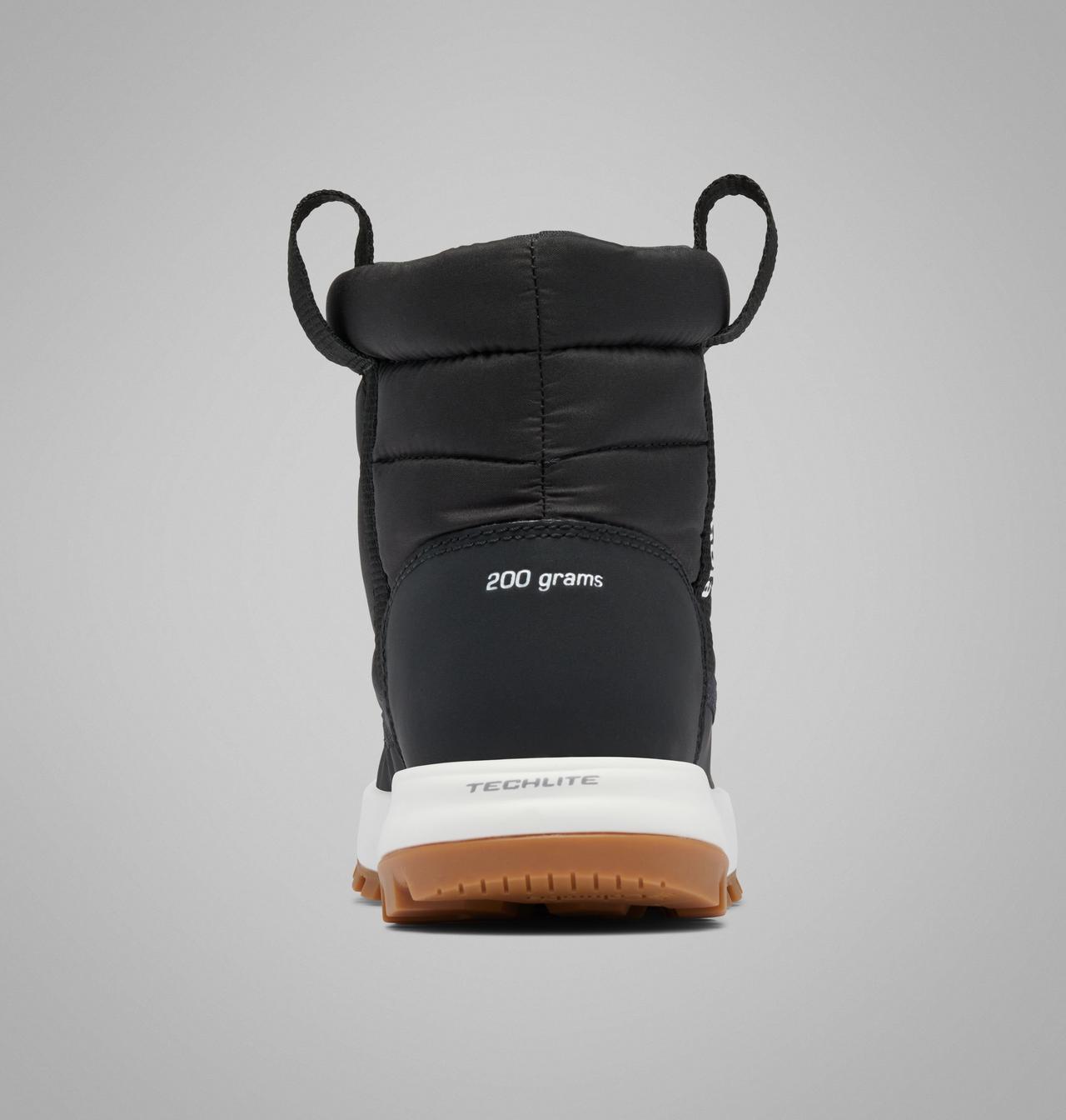 Columbia Kids' Snowtrot Mid Boot  -  Black, Sea Salt