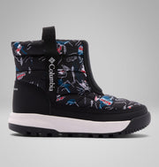 Columbia Kids' Snowtrot Mid Boot  - Black, Black Mountopia