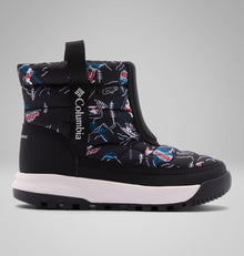 Columbia Kids' Snowtrot Mid Boot  - Black, Black Mountopia