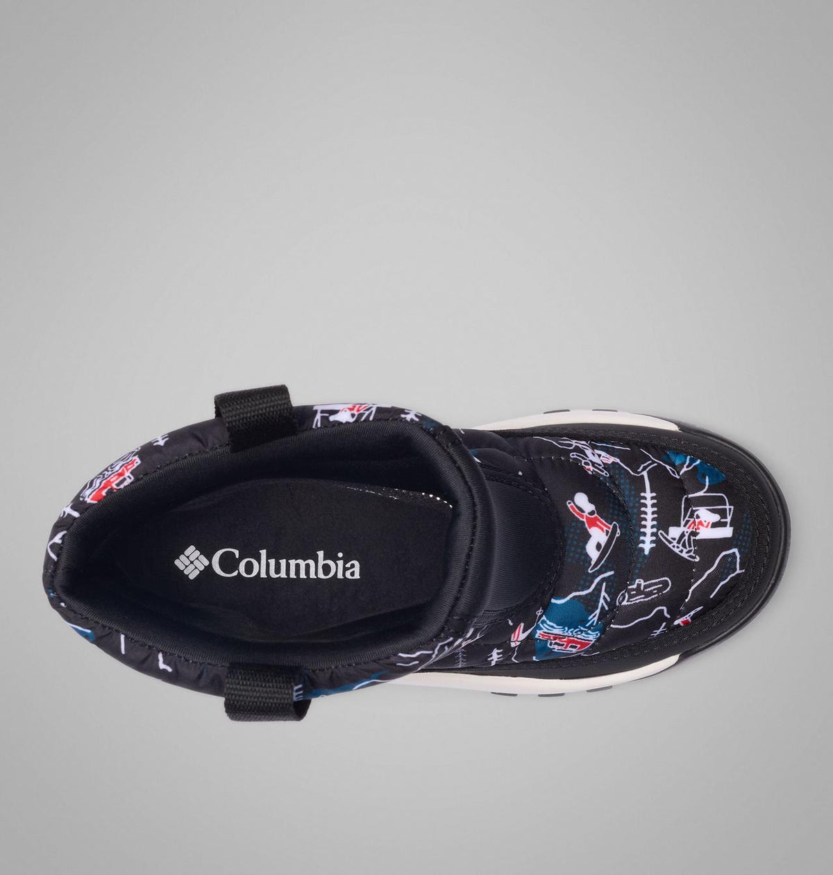 Columbia Kids' Snowtrot Mid Boot  - Black, Black Mountopia