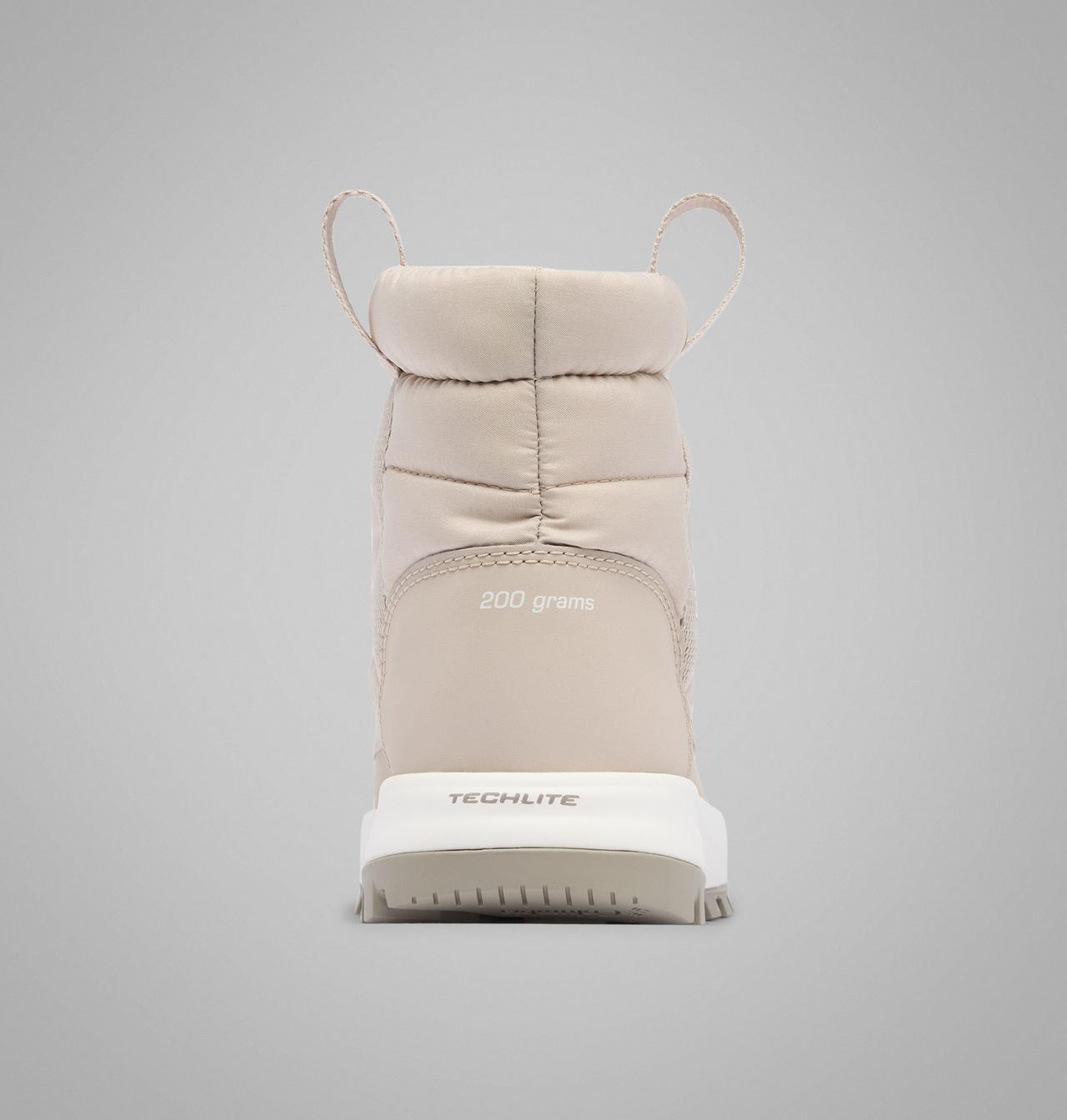 Columbia Kids' Snowtrot Mid Boot  -  Soft Taupe, Sea Salt