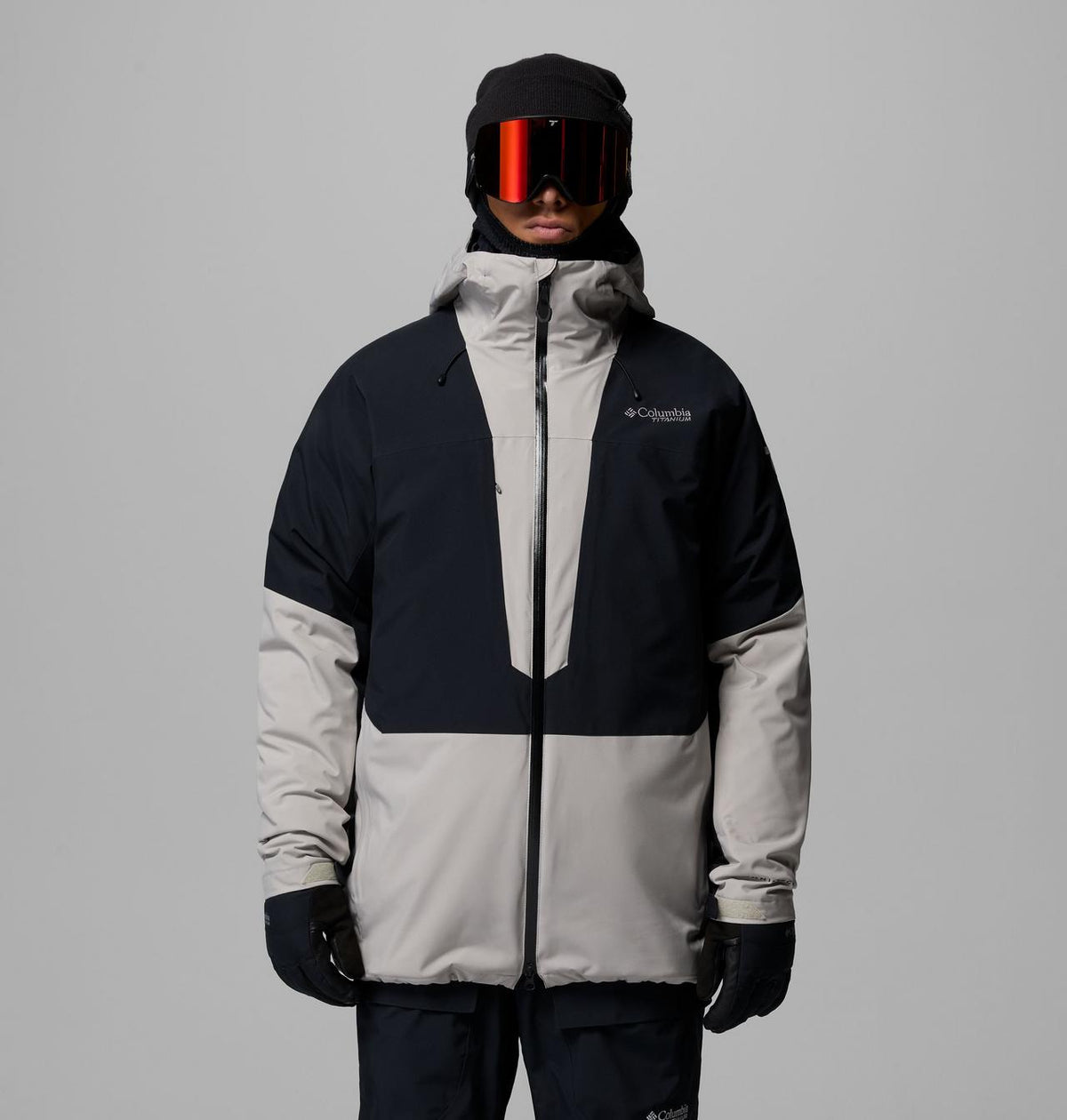 Columbia Men's Winter District II Interchange Jacket- Flint Grey, Black