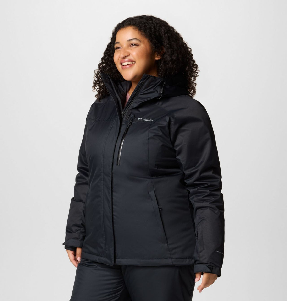 Columbia Women's Snowy Summit™ Insulated Jacket - Plus Size - Black, Black Dobby