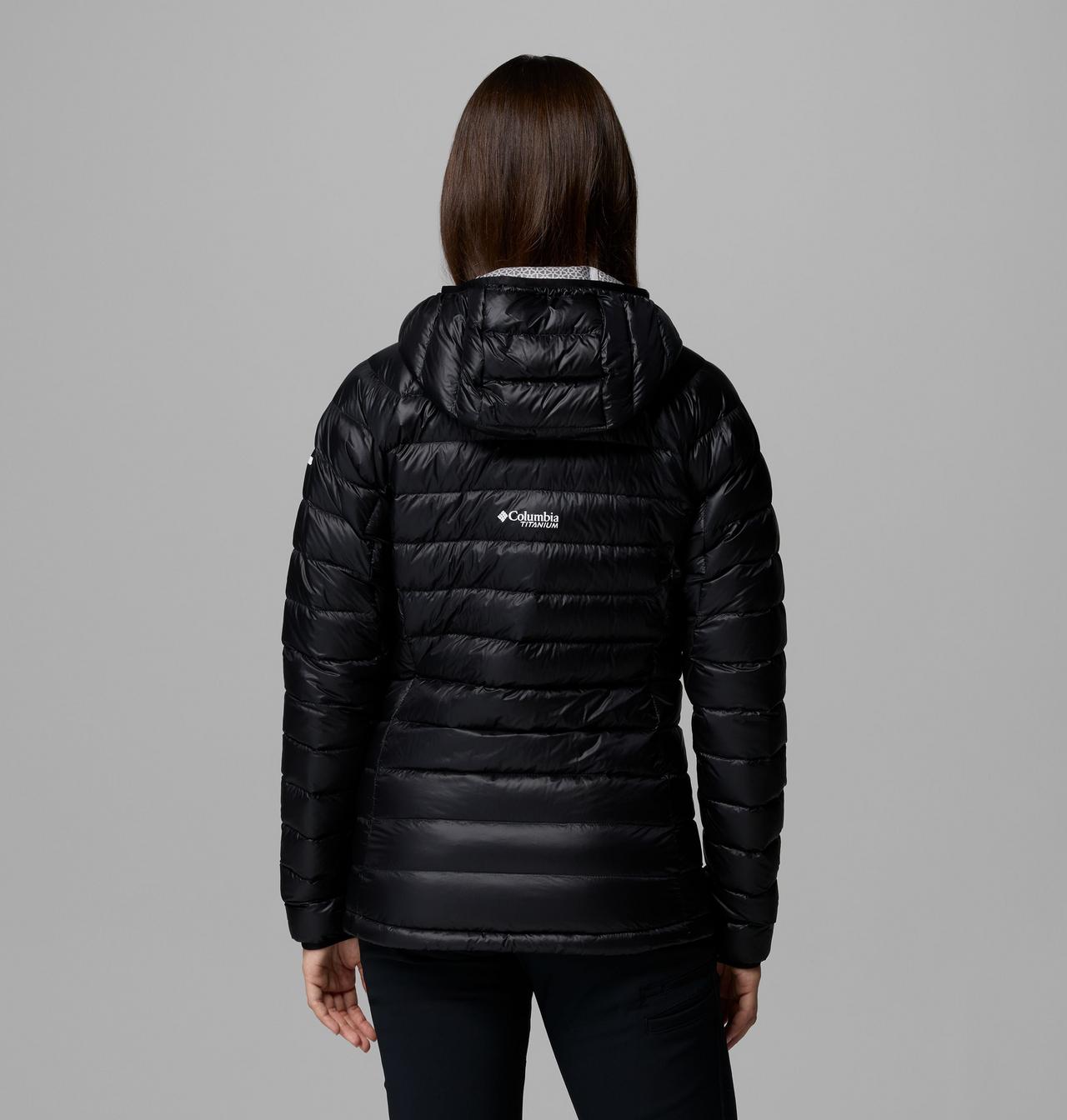 Columbia Women's Arctic Crest™ Down Hooded Jacket - Black