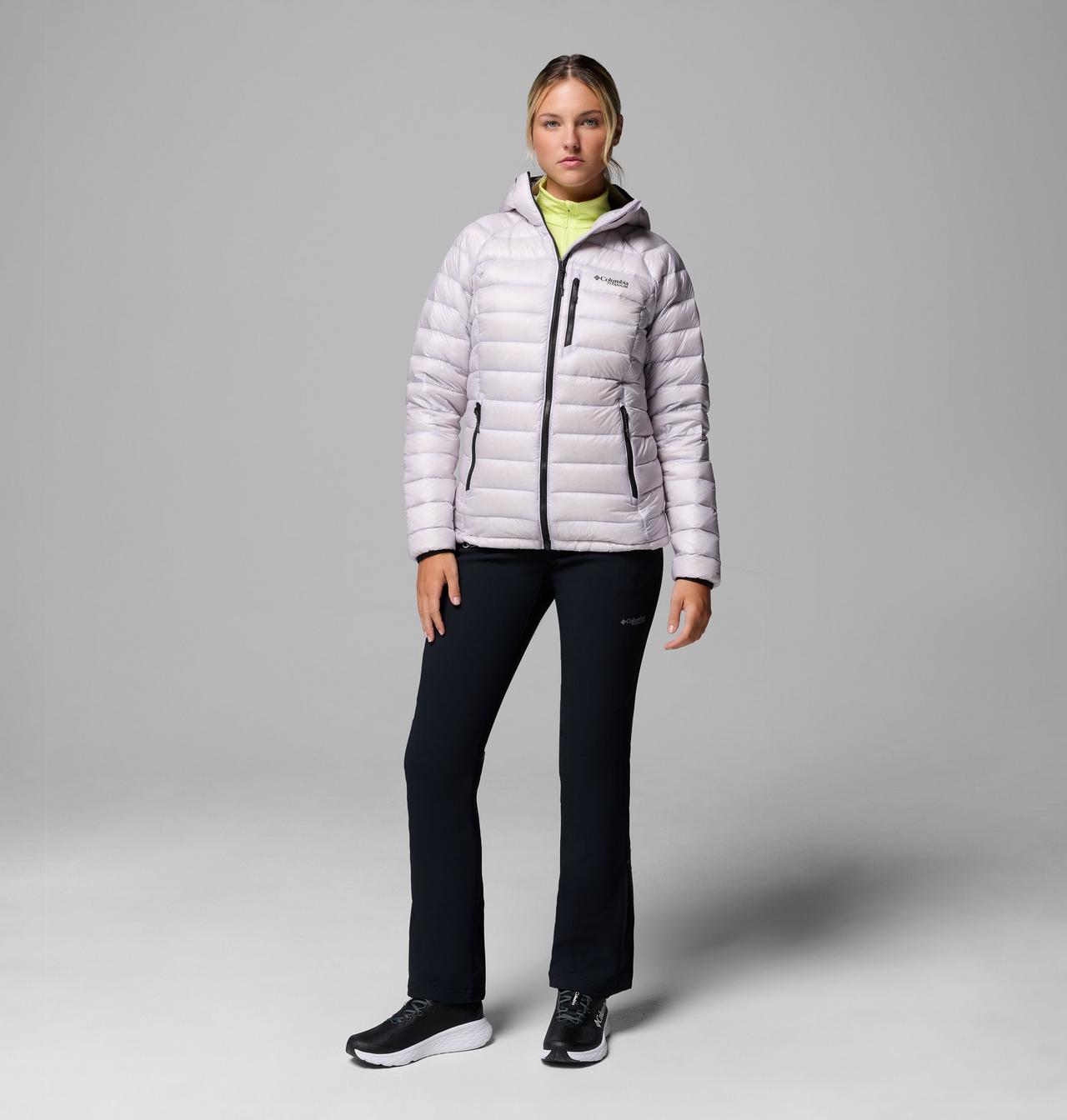 Columbia Women's Arctic Crest™ Down Hooded Jacket - Lavender Pearl