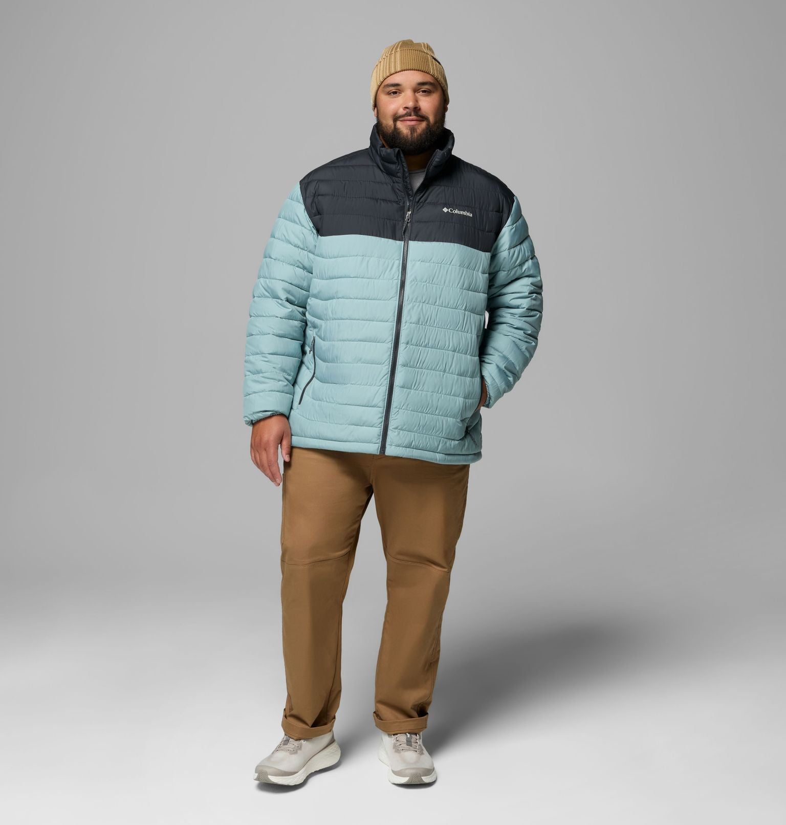 Columbia Men's Powder Lite™ II Jacket - Big - Crushed Blue, Shark