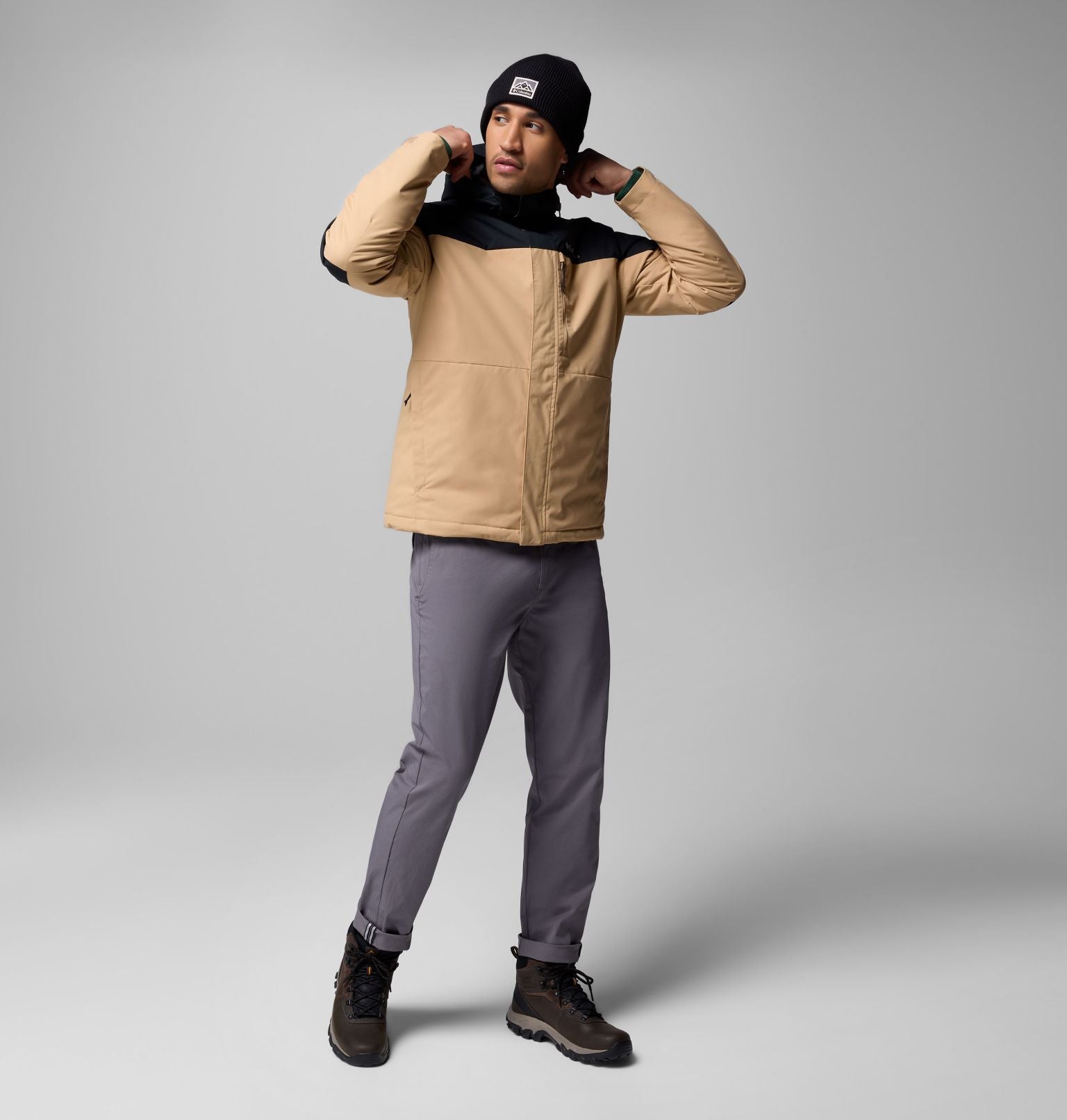 Columbia Men's Hikebound™ II Insulated Jacket - Canoe, Black